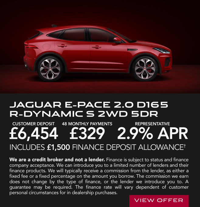 New Jaguar E Pace R Dynamic Se Cars For Sale Farnell Jaguar